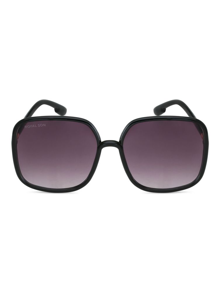 Royal Son Black Uv Protected Over-Sized Sunglasses-picture-36