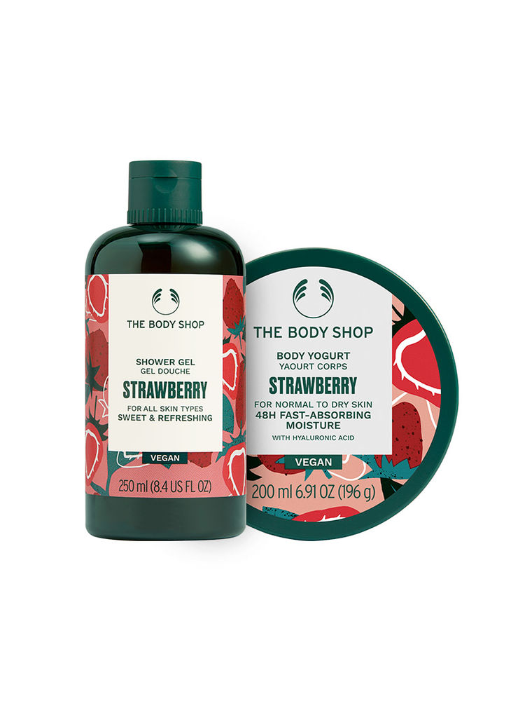 The Body Shop Strawberry Shower Gel & Yogurt Combo-picture-23