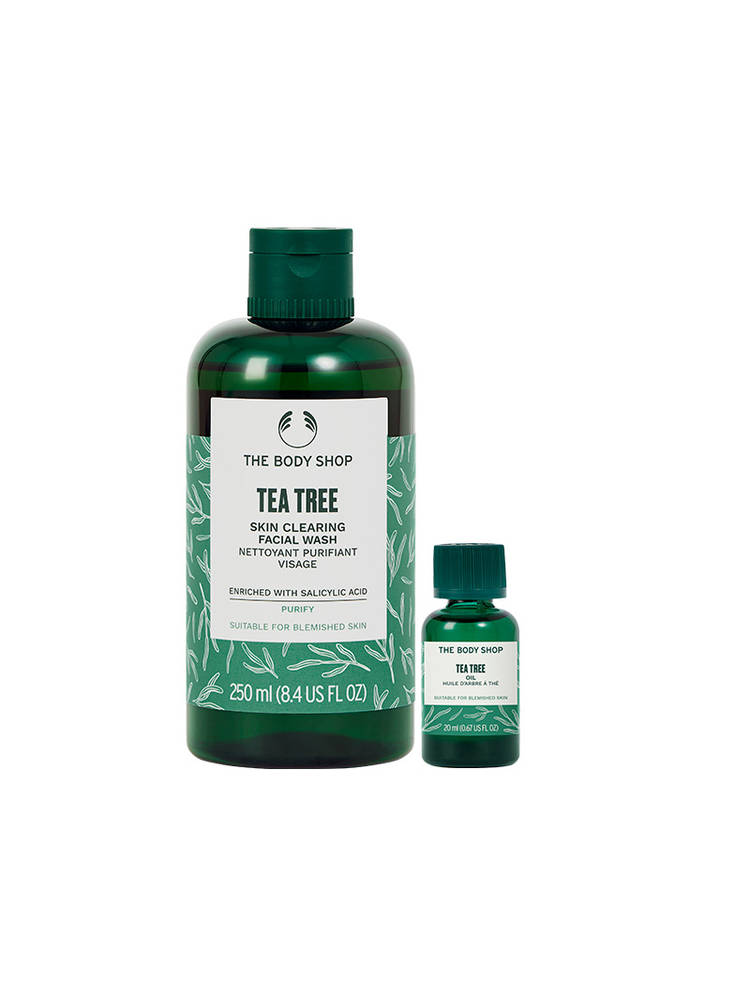 The Body Shop Tea Tree Facial Wash & Face Oil Combo-picture-30