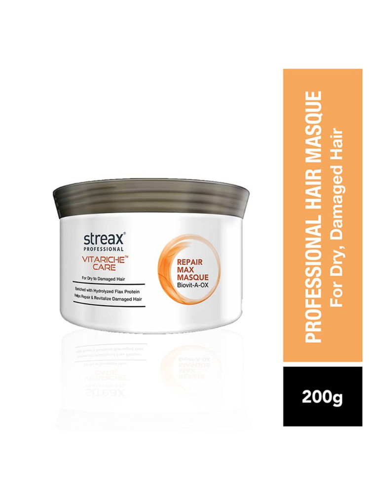 Streax Professional Vitariche Care Repair Max Shampoo For Dry, Damaged Hair
