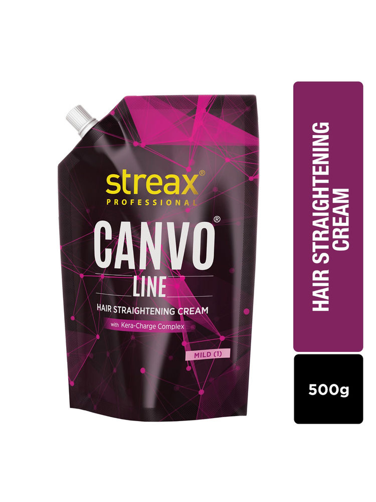 Streax Professional Canvoline Hair Straightening Cream For Curly & Frizzy Hair Mild-picture-10