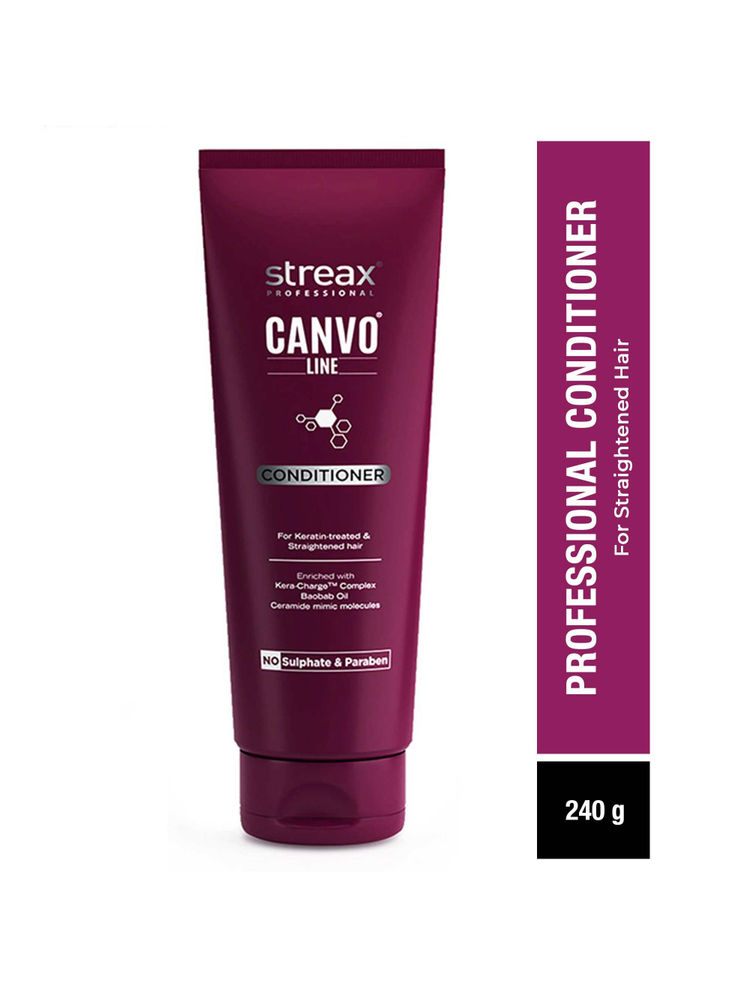 Streax Professional Canvoline Conditioner With Kera-Charge & Baobab Oil