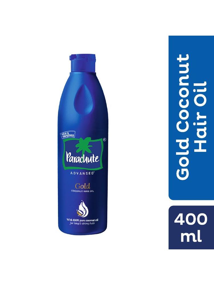 Parachute Advansed Gold Coconut Hair Oil With Vitamin-E For Long, Strong & Gorgeous Hair