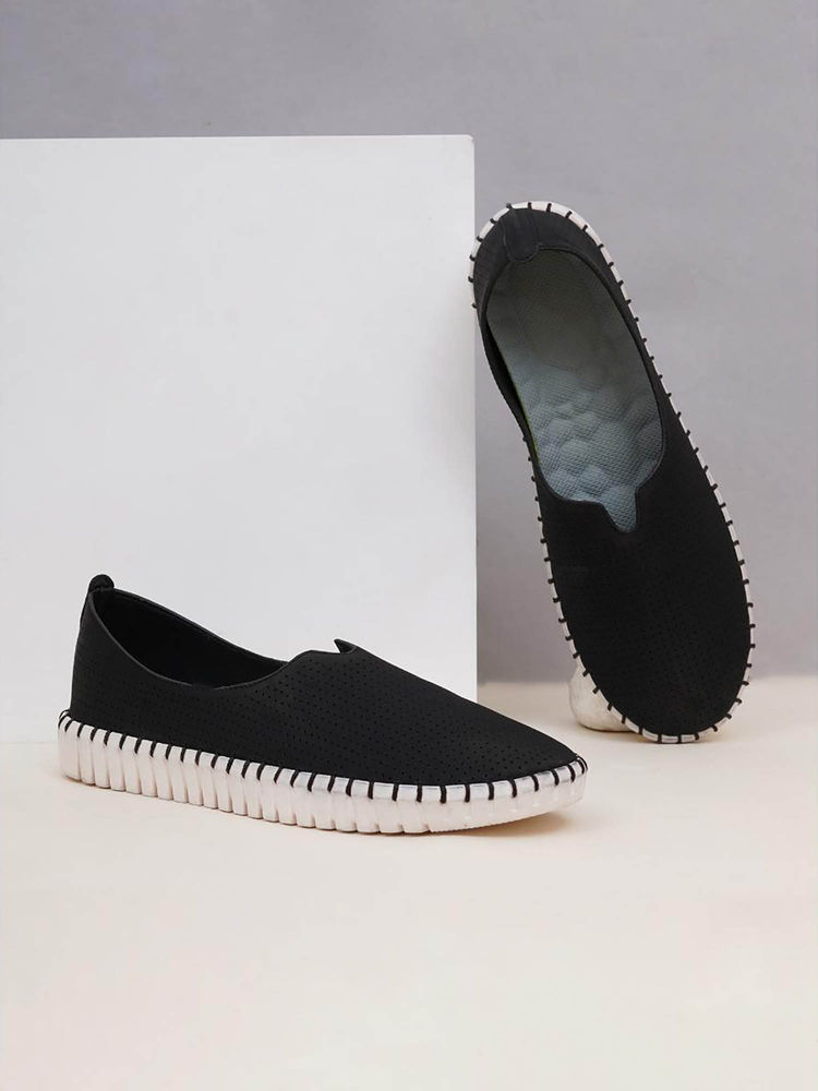 Sherrif Shoes Women Black Casual Solid Ballerinas-picture-19