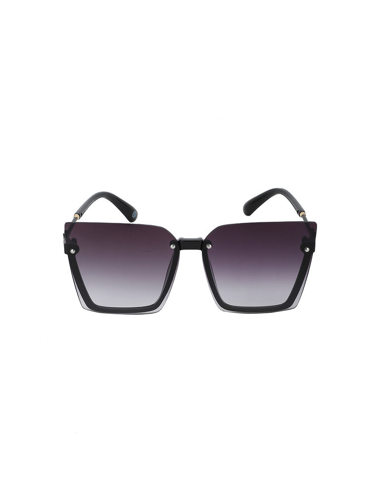 Carlton London Women Regular Lens Rectangular Sunglasses (A30114-Grey Black)-picture-15