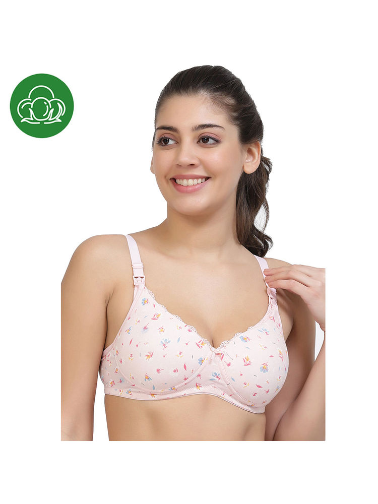 Inner Sense Organic Cotton Padded Maternity Printed Bra-picture-20