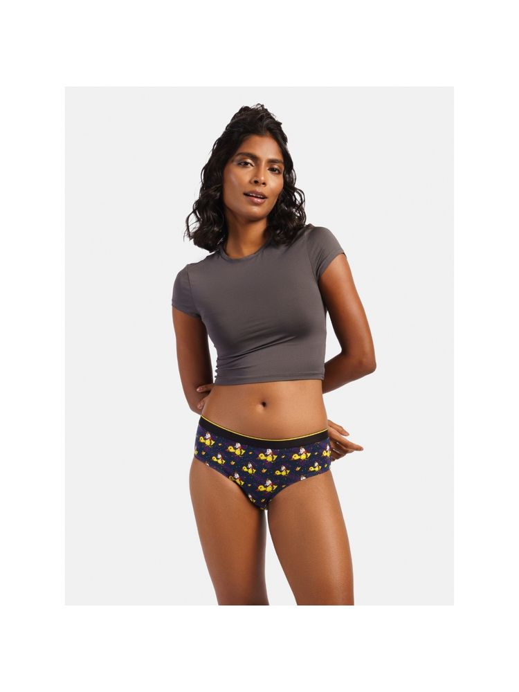 Bummer Womens Printed Micro Modal Hipsters Panties Underwear-image-2