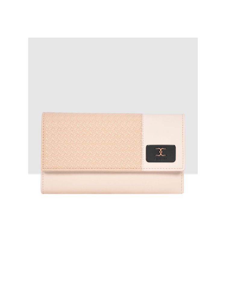 ESBEDA Cream Wicker Pattern Wallet-picture-16