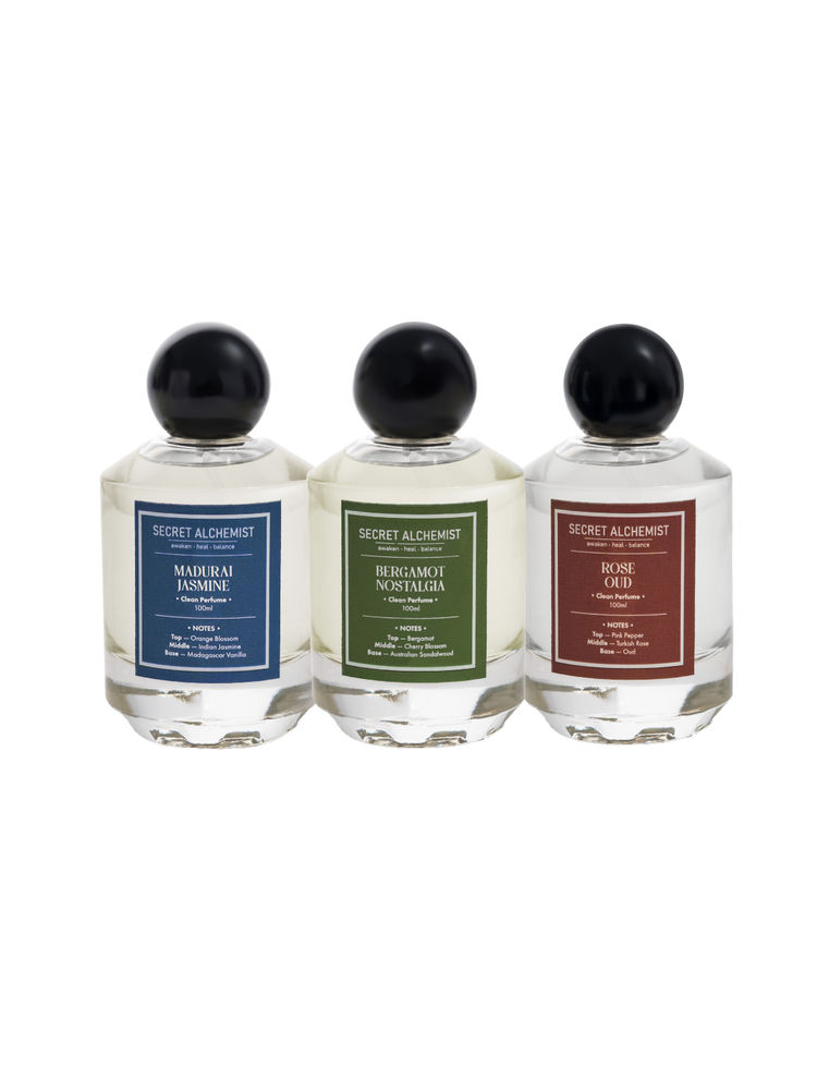 Secret Alchemist The Alchemy Rose Oud + Madurai Jasmine + Bergamot Nostalgia EDP Combo