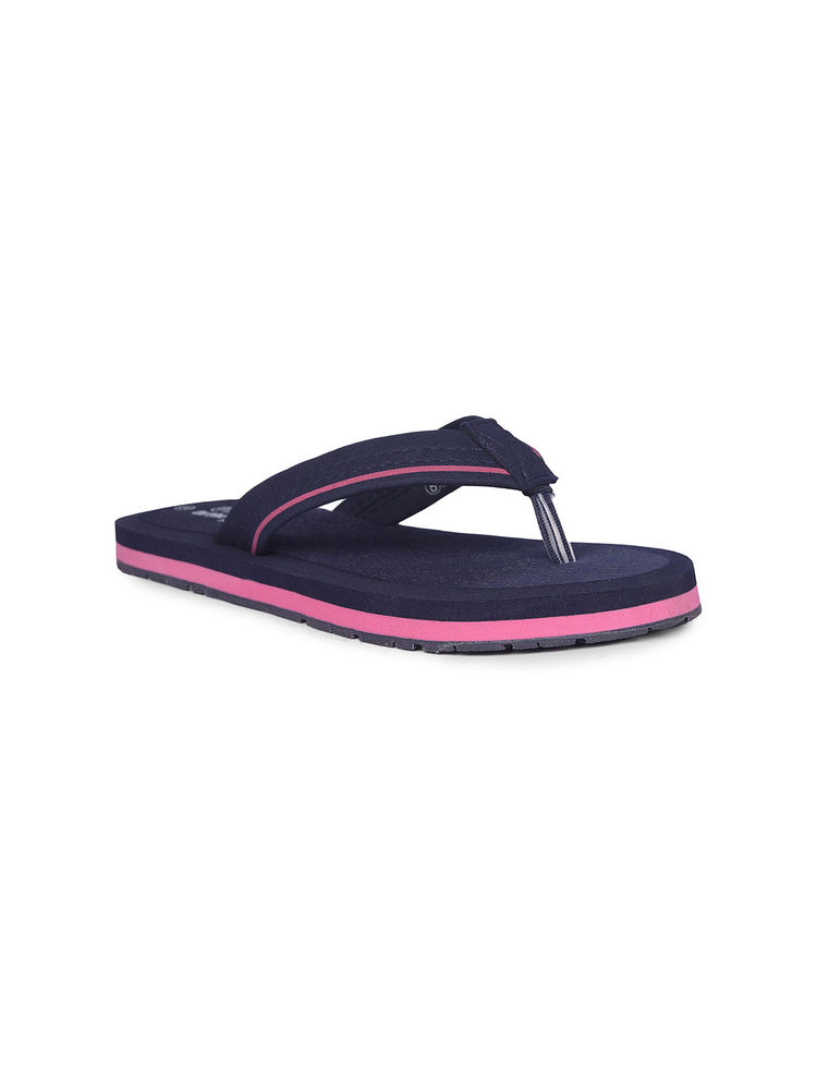 Bata Women Navy Blue Flipflops-image-48