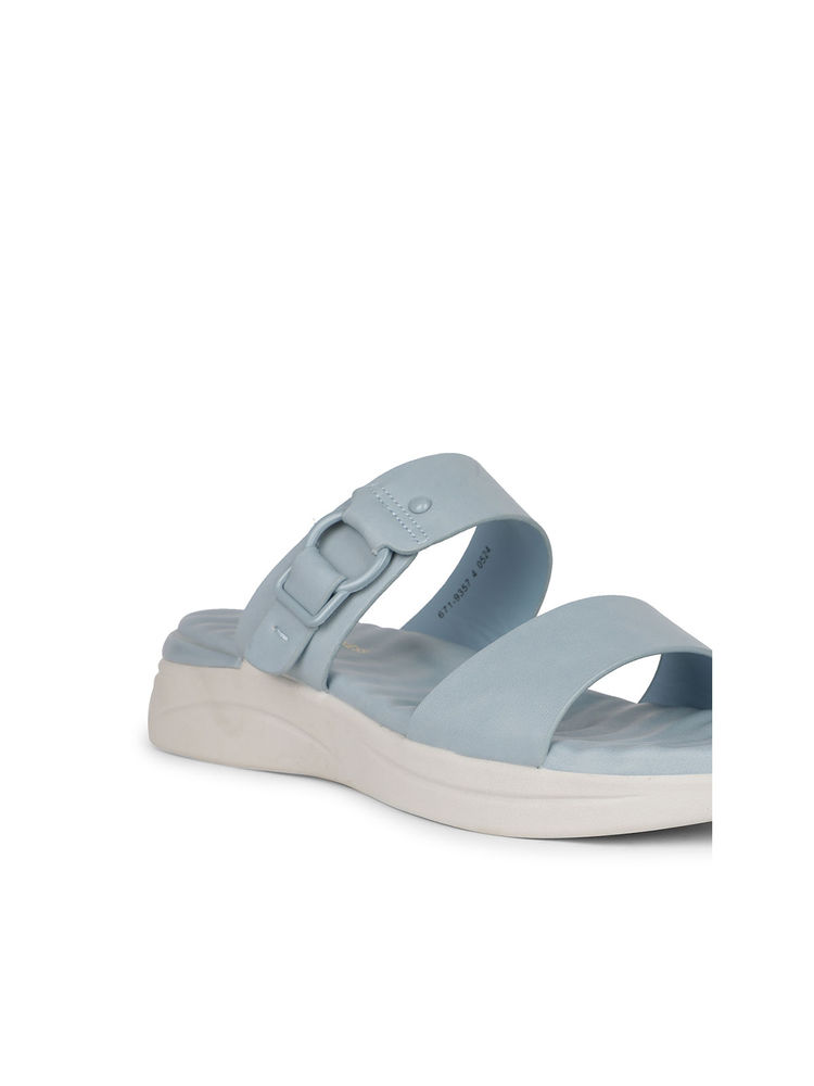 Bata Women Blue Sandals