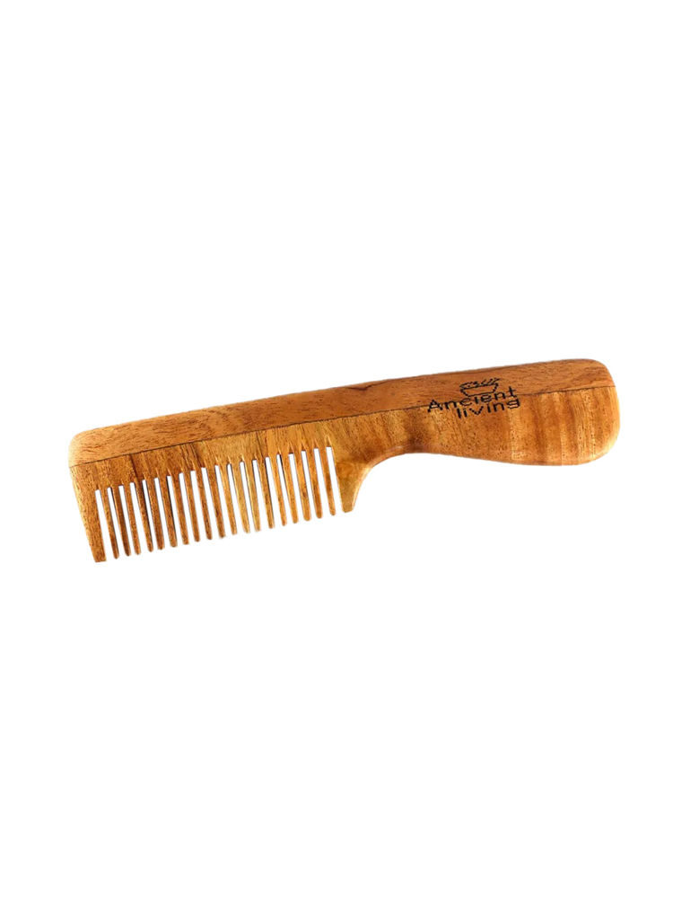 Ancient Living Neem Wood Comb With Handle-image-7