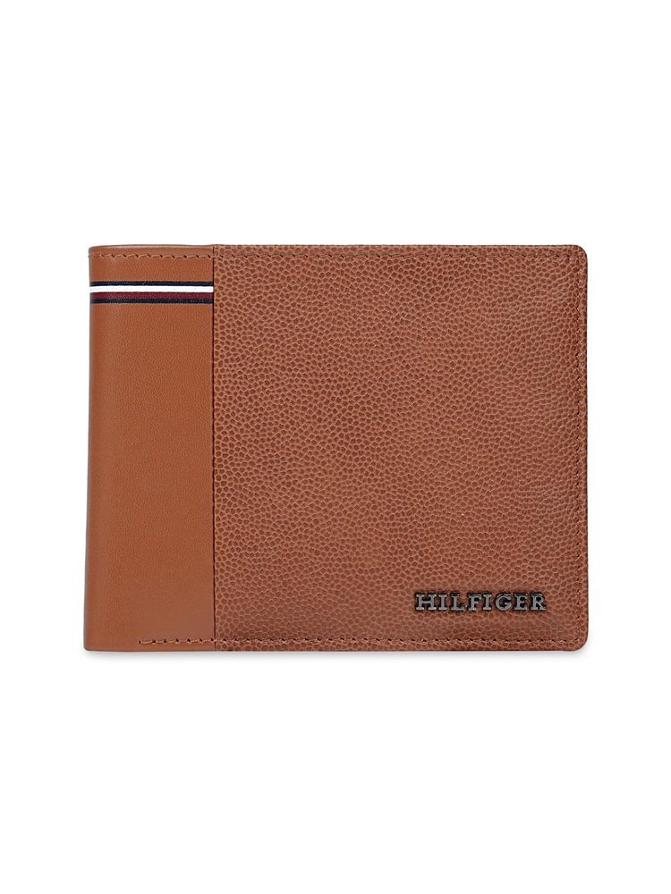 Tommy Hilfiger Mens Leather Global Coin Hornslet Wallet - Tan-image-12