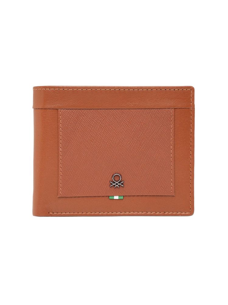 united colors of benetton fashion United Colors of Benetton Mens Leather Global Coin Speyer Wallet - Tan-picture-28