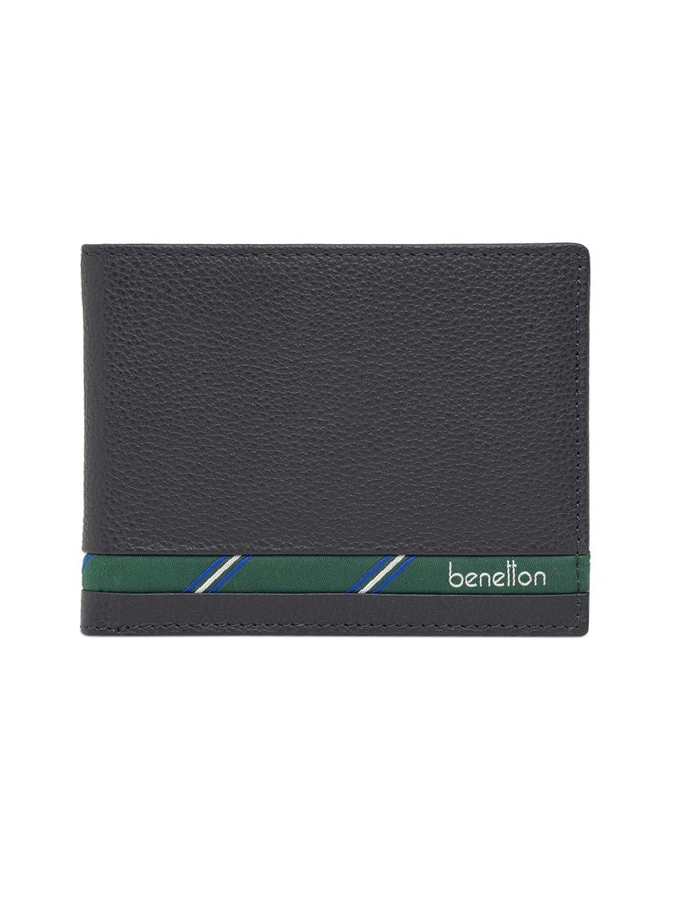 united colors of benetton fashion United Colors of Benetton Mens Leather Slimfold Coburg Wallet - Navy Blue-picture-13