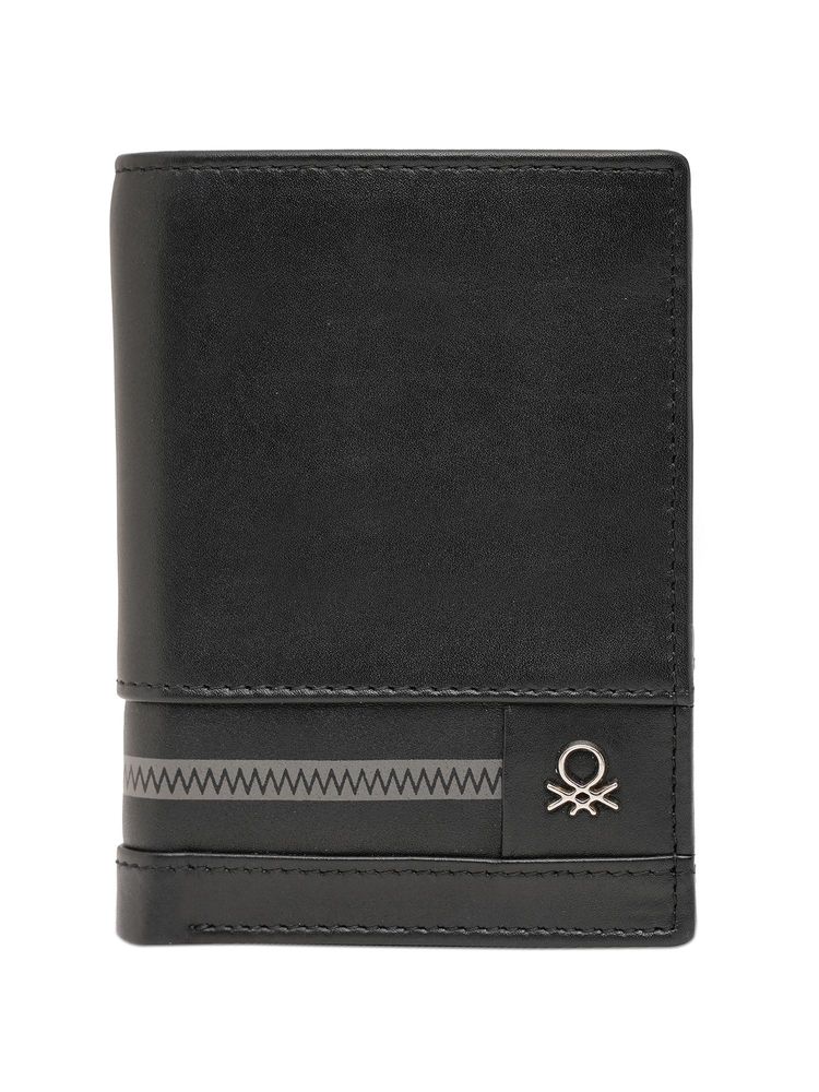 united colors of benetton fashion United Colors of Benetton Mens Leather Trifold Frenda Wallet - Black-picture-22