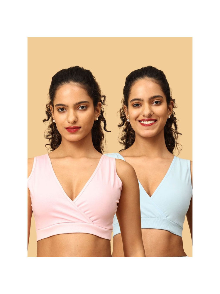 The Mom Store Maternity Nursing Sleep Bra (Pack of 2)-picture-17
