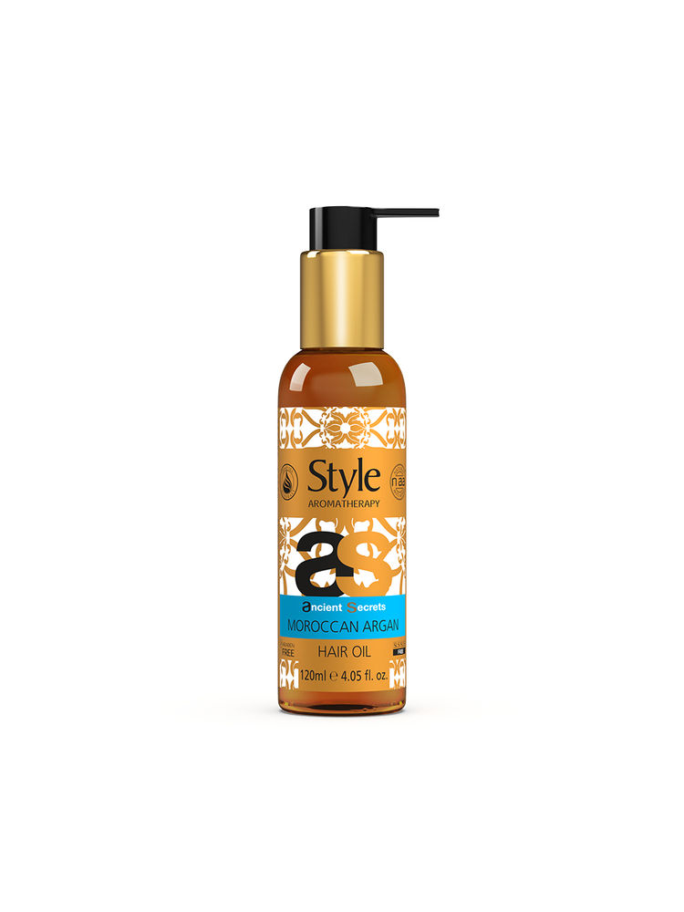 Style Aromatherapy Professional Moroccan Argan Oil Frizz Control, Visible Shine |SLS-Free-image-16