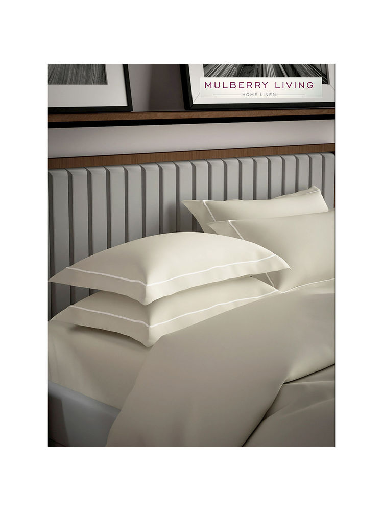 MULBERRY LIVING Serenity Solids Pillow Covers - Ivory-image-0