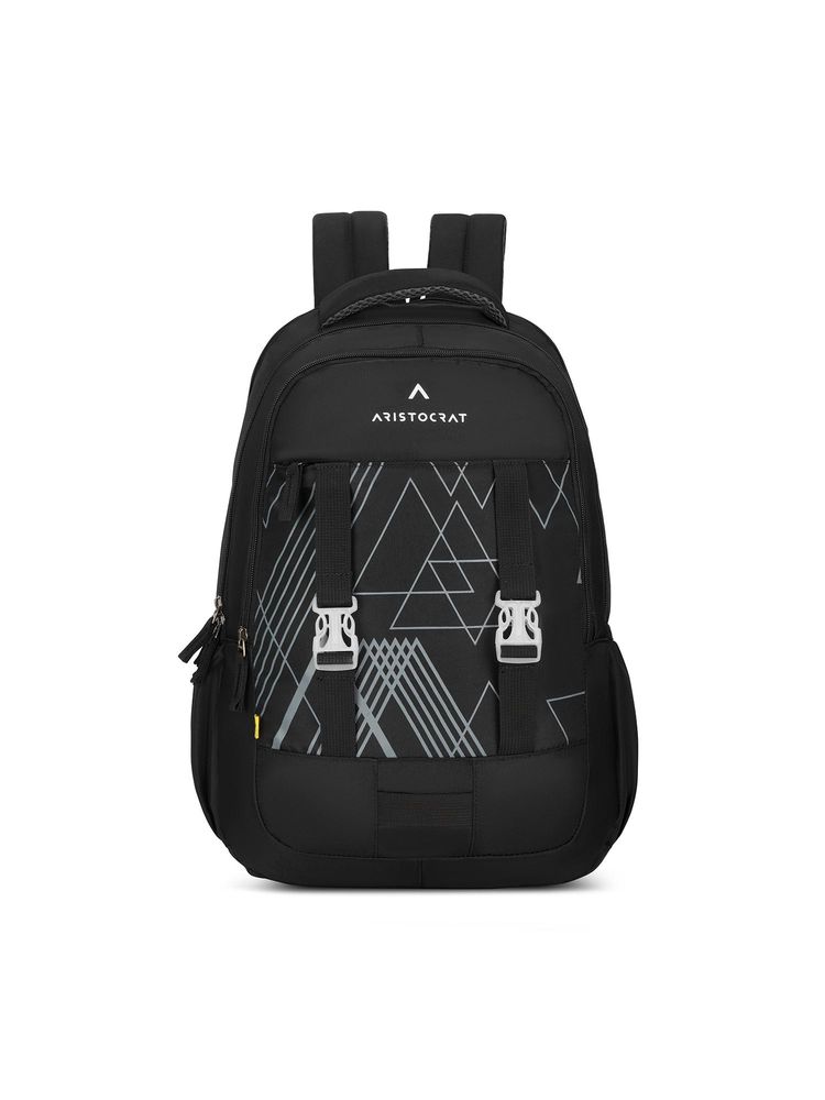 Aristocrat Unisex Aura Black Casual Backpack-picture-25
