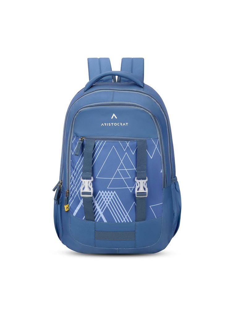 Aristocrat Unisex Aura Blue Casual Backpack-picture-16
