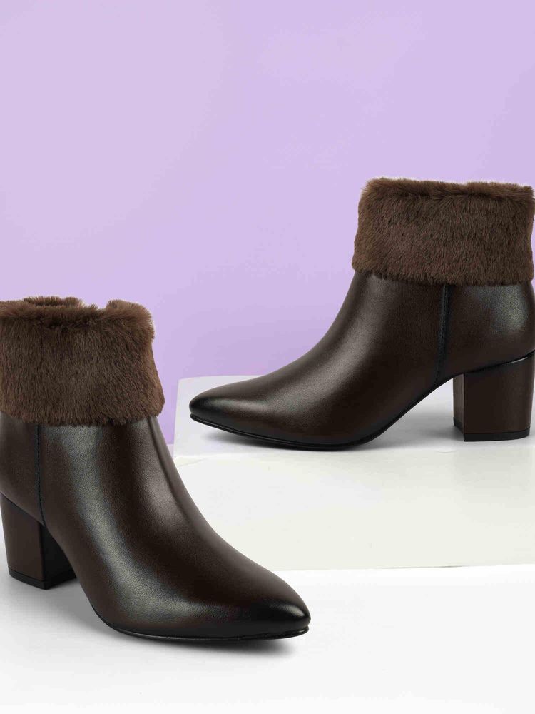 Metro Women Brown Casual Boots-picture-22