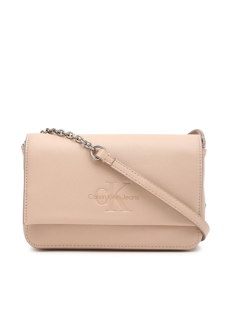 calvin klein fashion Calvin Klein Logo Pink Pu Sling Bag-picture-18