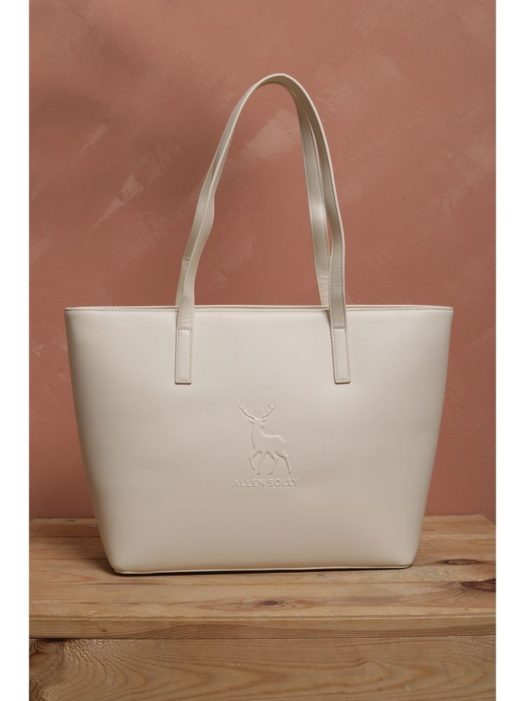 Allen Solly Women White Tote Bag-picture-32