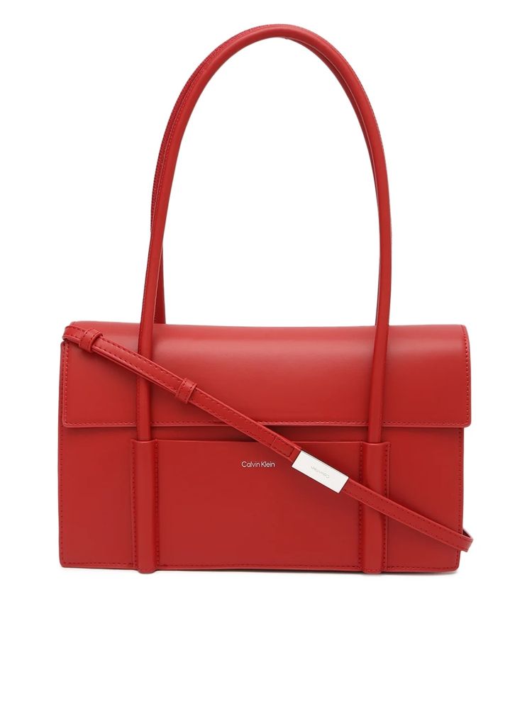 calvin klein fashion Calvin Klein Solid Red Polyester Shoulder Bag-picture-21