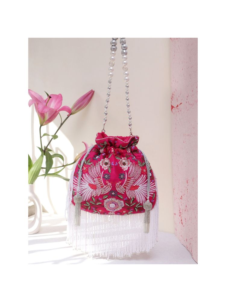 SWISNI Classic Latest Fashionable Potli Bag For Women (S)-picture-35