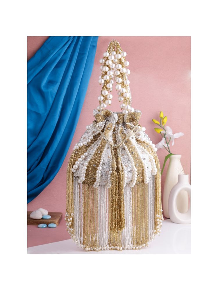 SWISNI Golden Potli Bag (S)-picture-7