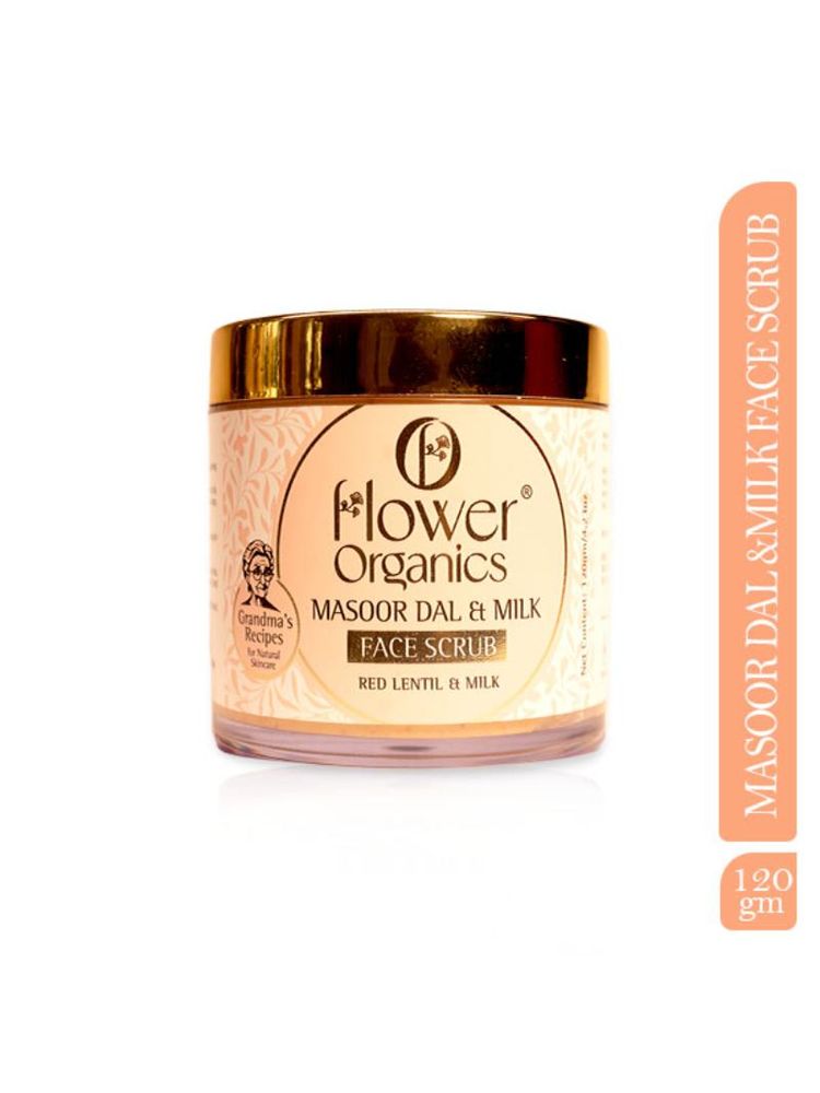 Flower Organics Masoor Dal & Milk Face Scrub-picture-12