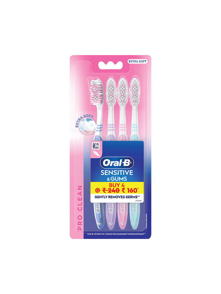 Oral-B Sensitive Whitening Extra Soft BRISTLES Toothbrush Buy 4