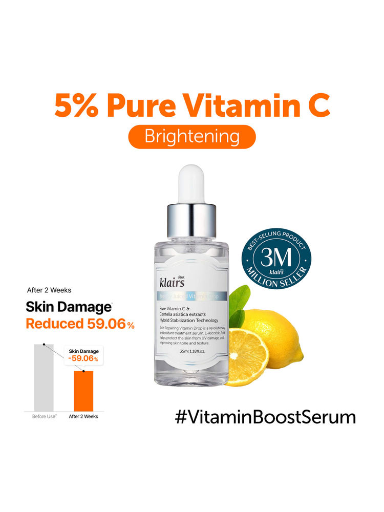 Klairs Freshly Juiced Vitamin Drop - Pure Vitamin C Serum-image-15