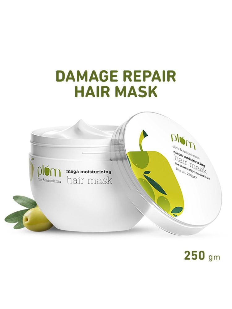Plum Olive & Macadamia Mega Moisturing Hair Mask