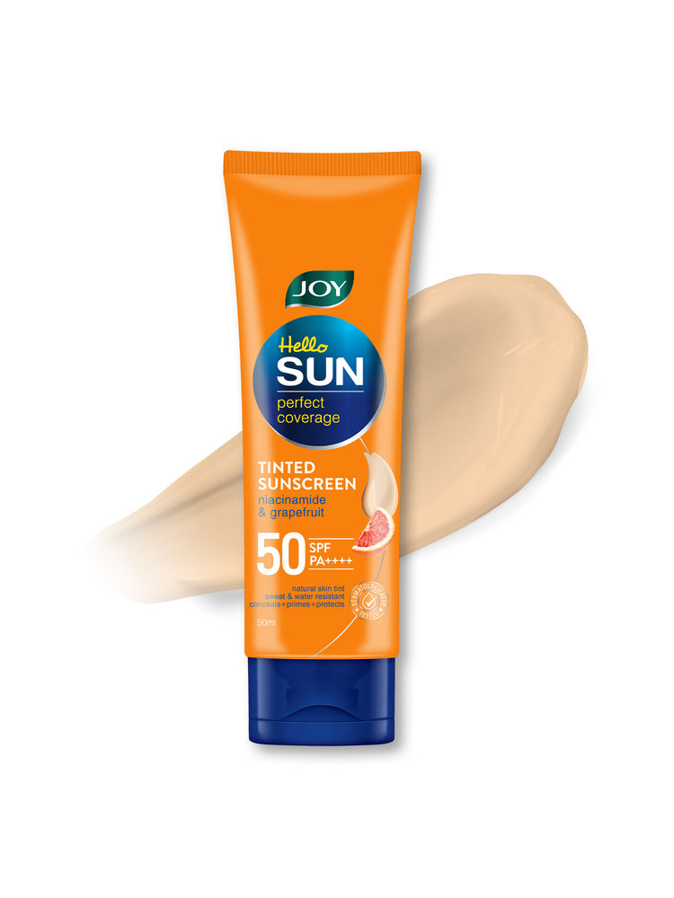 Joy Natural Tone Tinted Sunscreen SPF 50 PA+++ with Niacinamide For Normal & Oily Skin-image-41