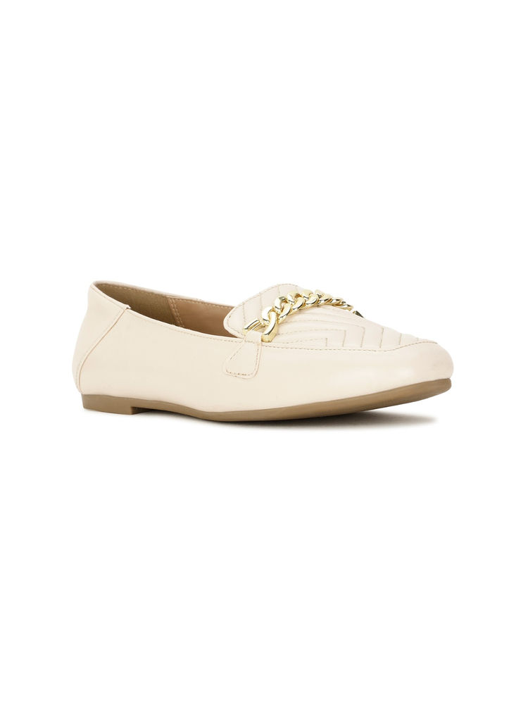 Bata Women Slip-On Loafers Cream-picture-11