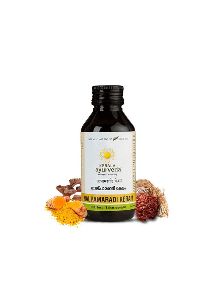 Kerala Ayurveda Nalpamaradi Keram Face & Body Oil to Detan With Nalpamara