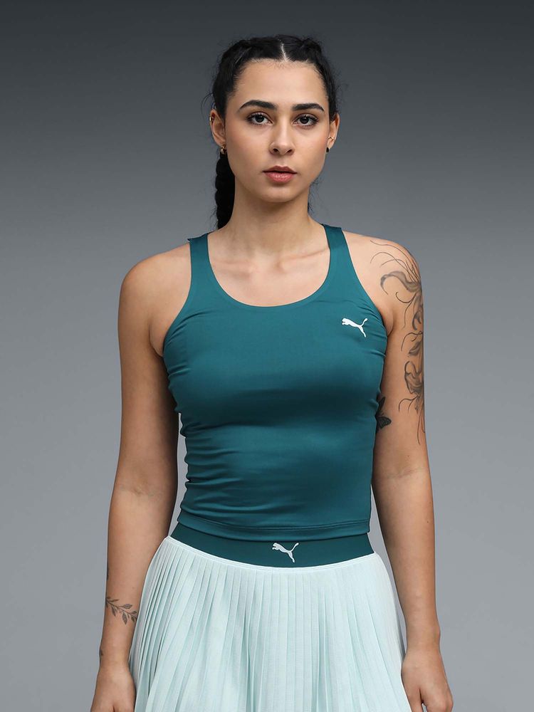 Puma Women's Sleeveless Green Tank Top-picture-15