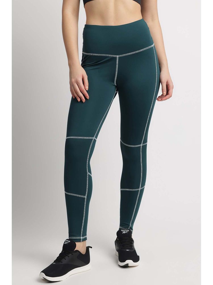Reebok Women Green Tights-picture-11