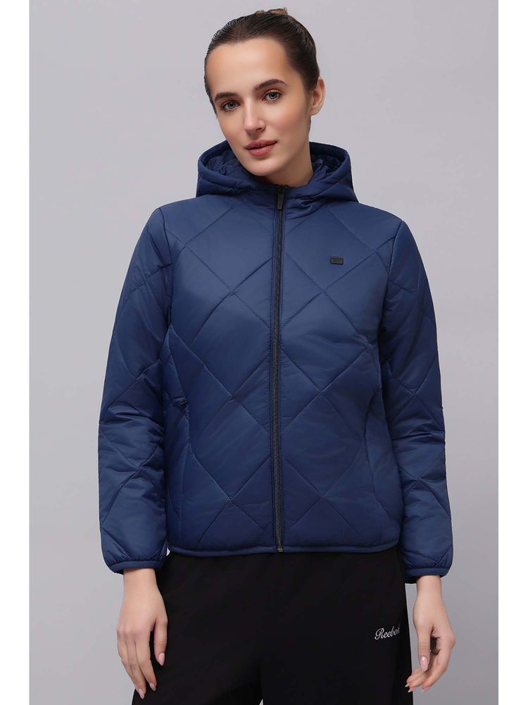 Reebok Women's Lightweight Wadded Navy Blue Jacket-picture-27