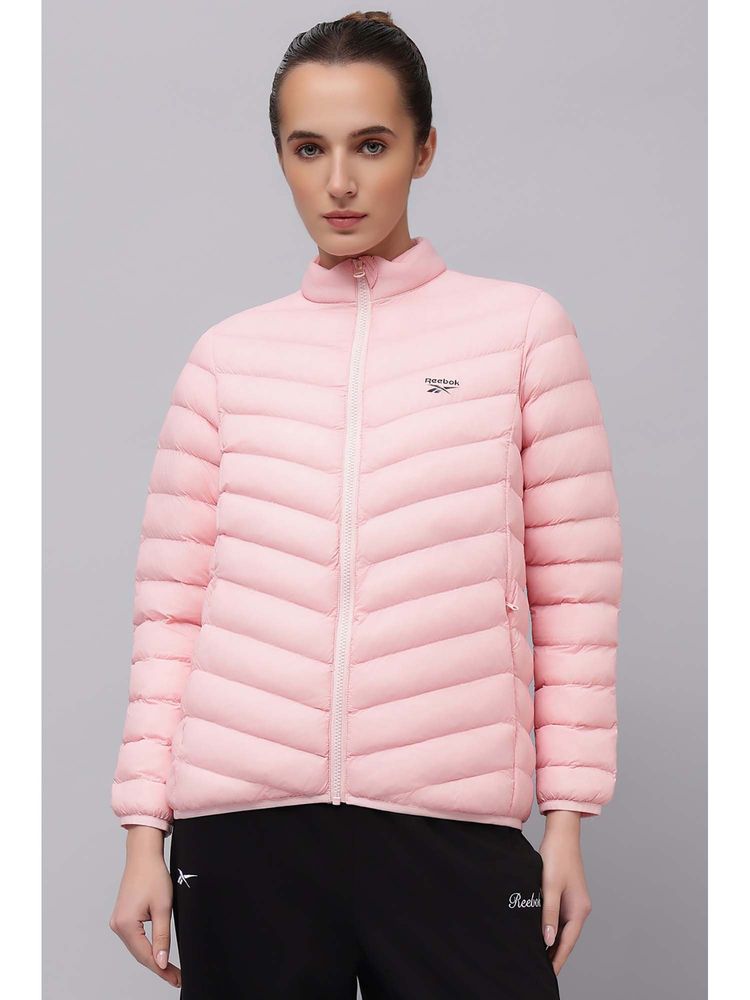 Reebok Women's Full Sleeve Pink Jacket-picture-10