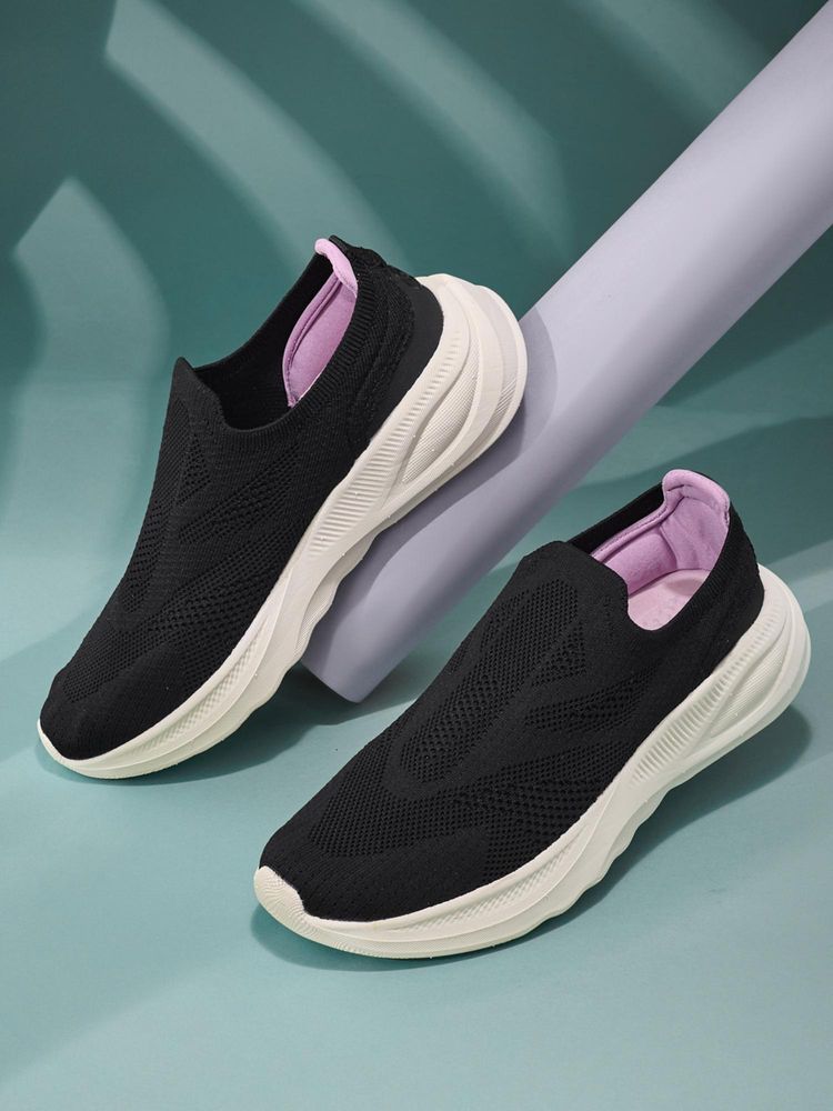 Campus Faby Women Black Sports Walking Shoes-picture-13