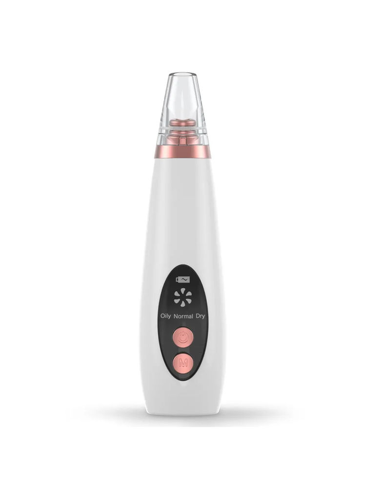 SEMINO Professional Battery Operated Blackhead Remover Dermasuction Machine With 6 Nozzles