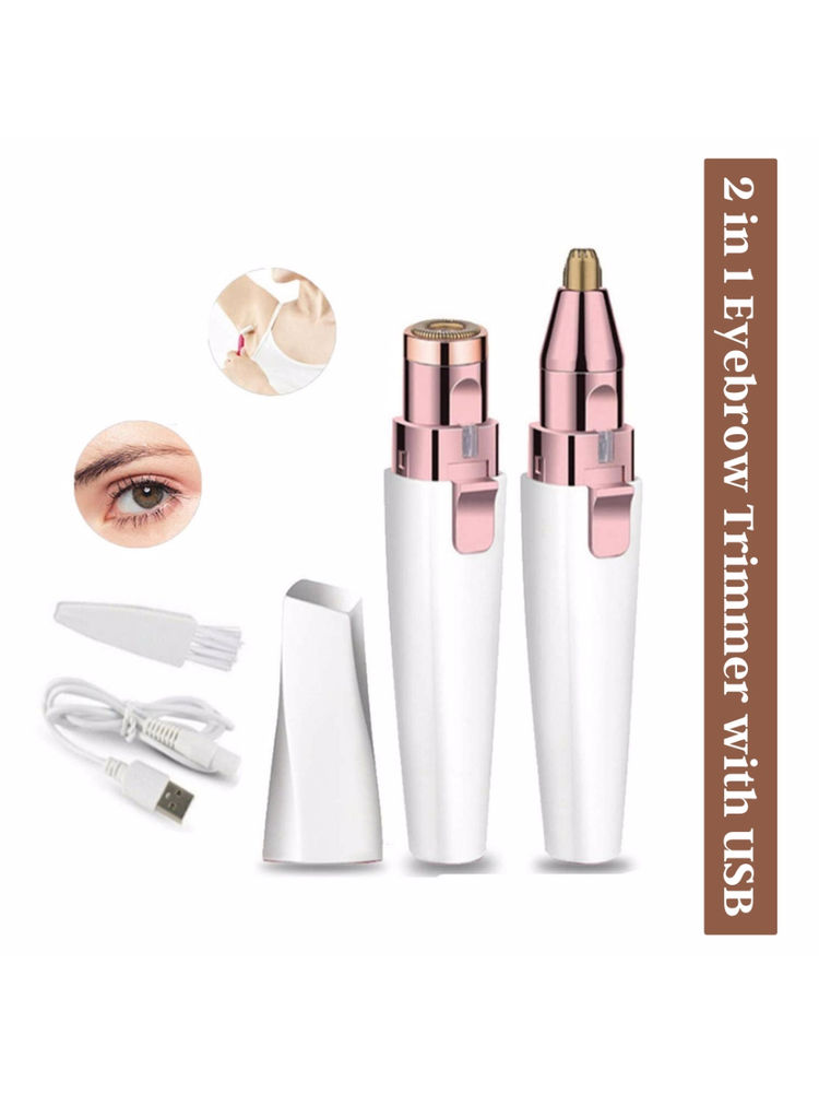 SEMINO 2 In 1 Painless Face Eyebrow Trimmer Rechargeable With Usb