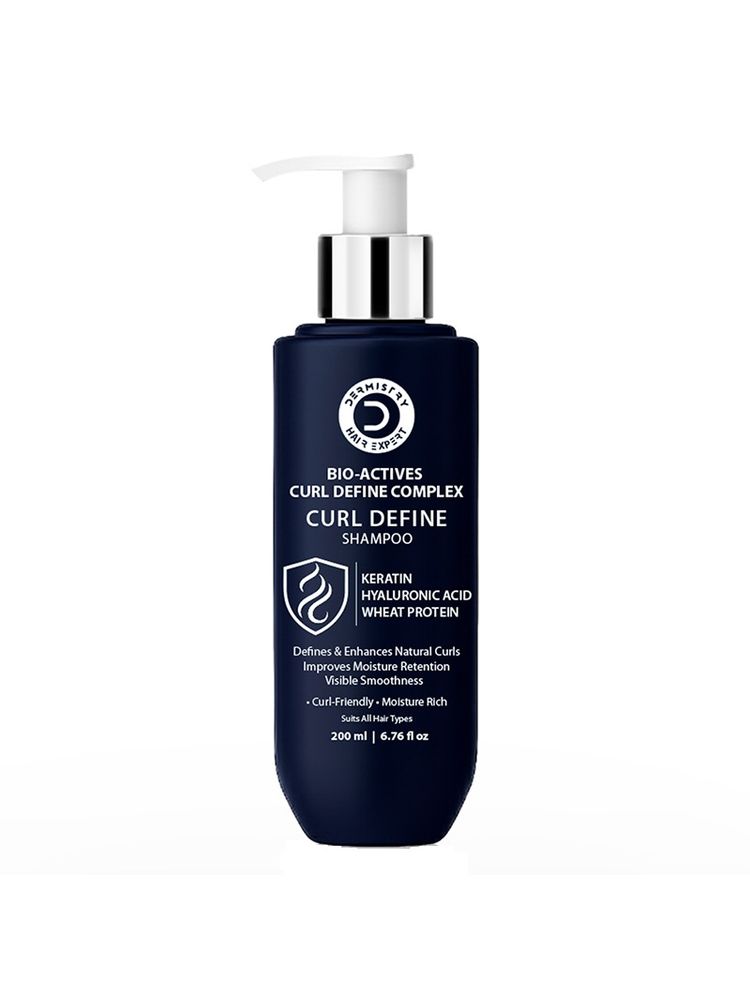 DERMISTRY Curl Defining Shampoo Hyaluronic Acid Keratin For Hydration Frizz Control Of Curly Hair-picture-28