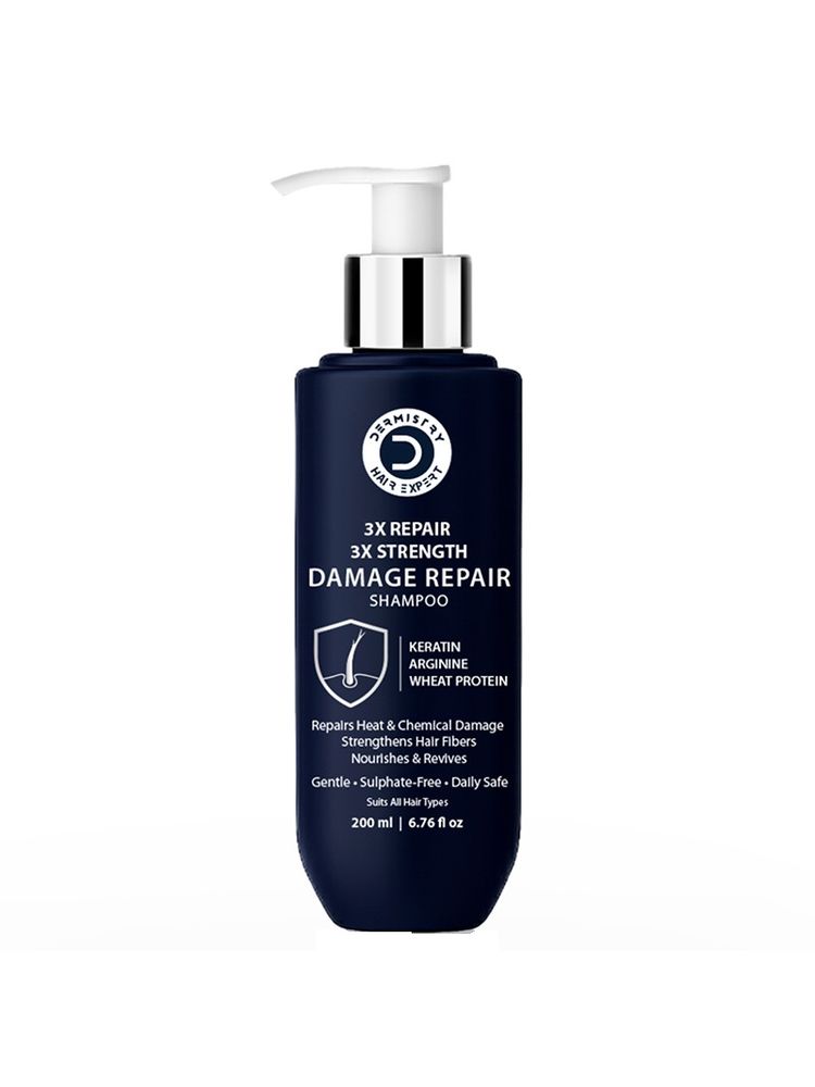 DERMISTRY Damage Control Breakage Repair Sulphate Free Keratin Protein Shampoo For Dry Damaged Hair-picture-27