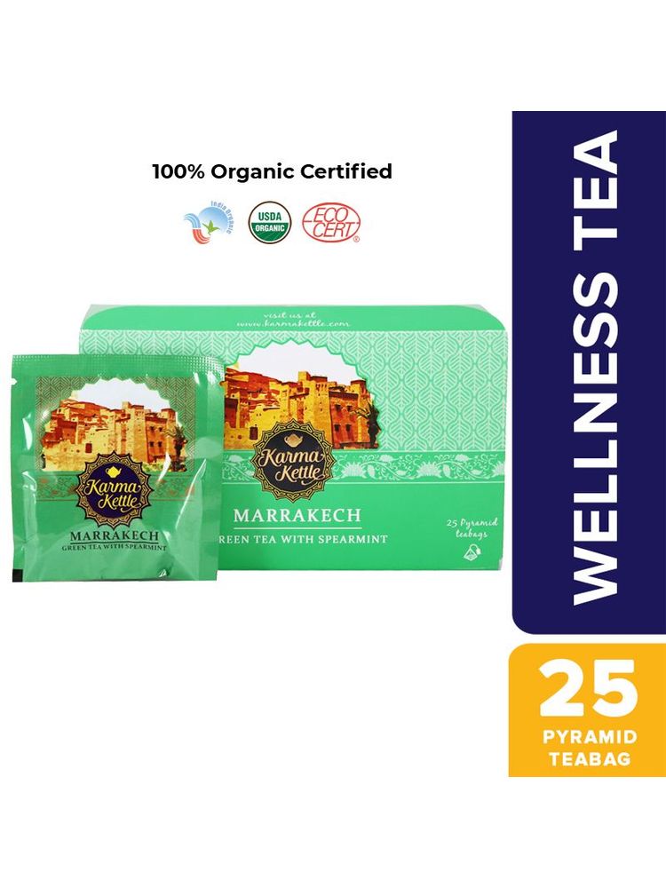Karma Kettle Marrakesh Organic Green Tea With Spearmint-image-8