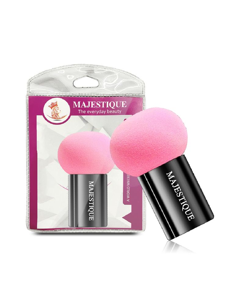 Majestique Mushroom Head Foundation Sponge, Powder Puff For Dual-Use Dry & Wet - Color May Vary-image-27