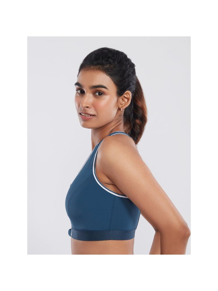 Nykd by Nykaa Supportive High Impact Sports Bra-nyk303 Moonlit Ocean-picture-10
